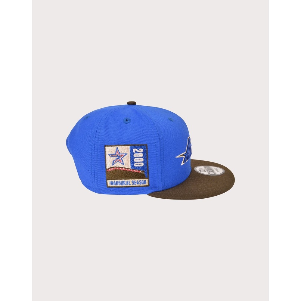 New Era MLB Houston Astros 9FIFTY Royal Crown Snapback Hat - Picture 3 of 4